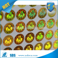 Custom your company logo and shape hologram sticker laser sticker printing